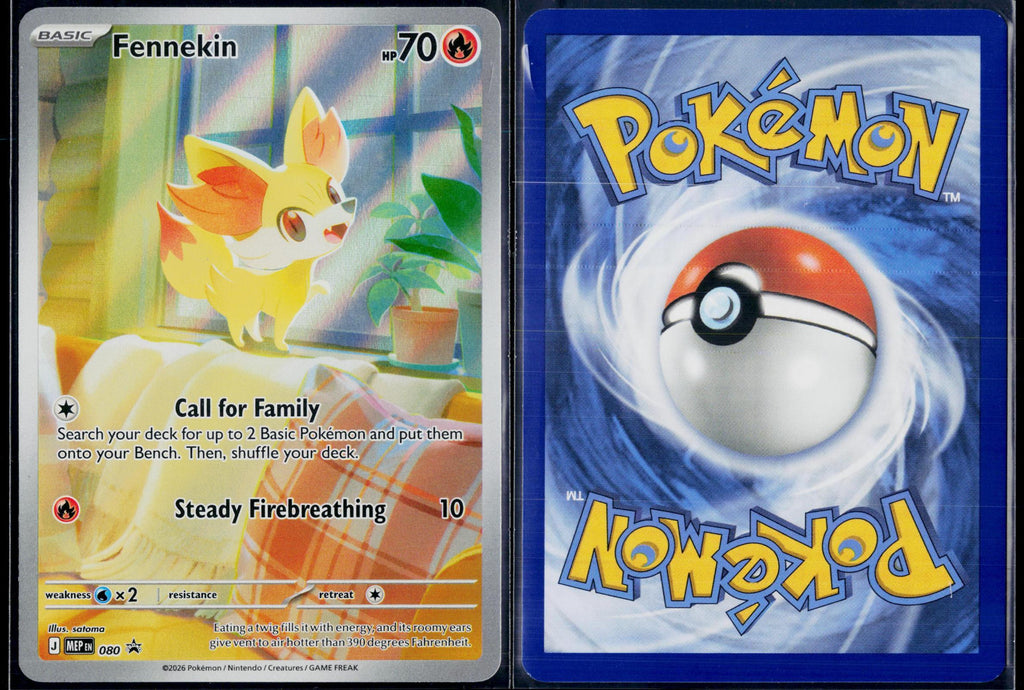 FENNEKIN 080 POKEMON ME: MEGA EVOLUTION PROMO HOLO P NM
