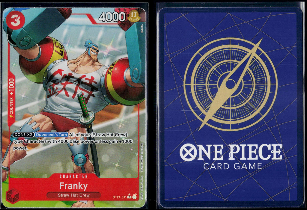 FRANKY (PARALLEL) ST21-011 ONE PIECE STARTER DECK EX: GEAR 5 C NM