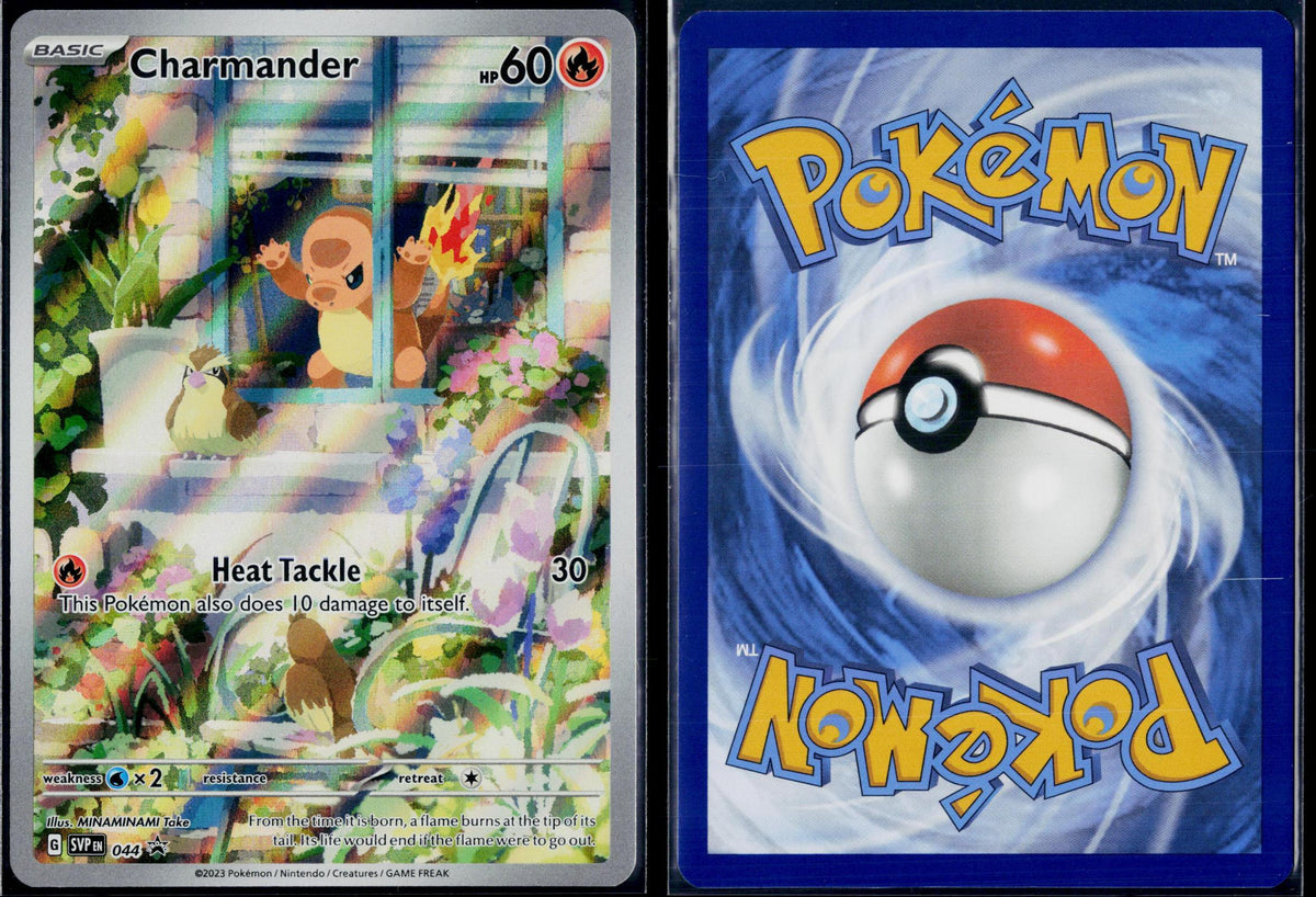 CHARMANDER 044 POKEMON SCARLET & VIOLET PROMO HOLO P NM