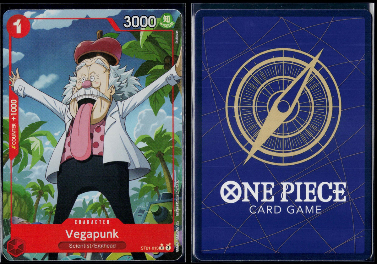 VEGAPUNK (PARALLEL) ST21-013 ONE PIECE STARTER DECK EX: GEAR 5 C NM