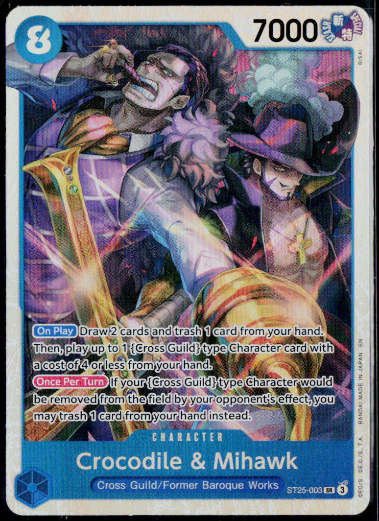 CROCODILE & MIHAWK ST25-003 ONE PIECE STARTER DECK 25: BLUE BUGGY SR NM