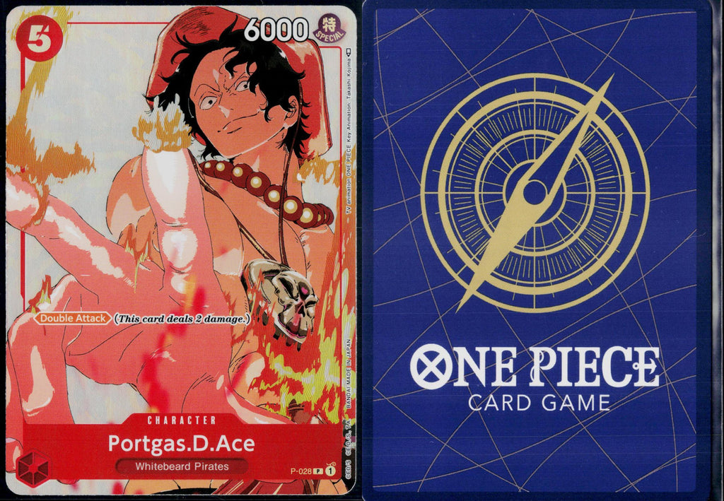 PORTGAS.D.ACE (GIFT COLLECTION 2023) P-028 ONE PIECE PROMOTION CARDS NM