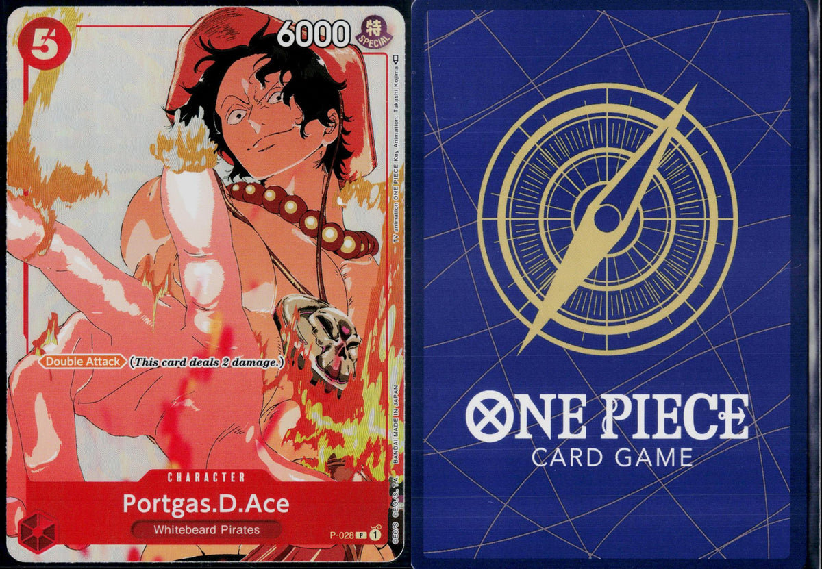 PORTGAS.D.ACE (GIFT COLLECTION 2023) P-028 ONE PIECE PROMOTION CARDS NM