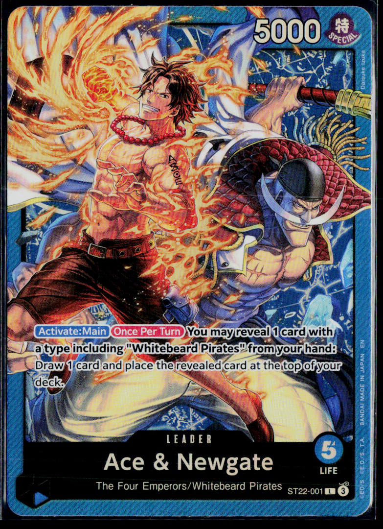 ACE & NEWGATE ST22-001 ONE PIECE STARTER DECK 22: ACE & NEWGATE L NM