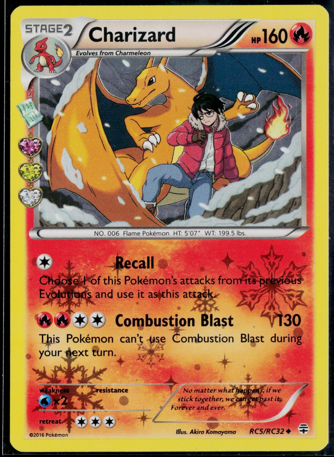 CHARIZARD RC5/RC32 POKEMON GENERATIONS UC HOLO NM