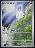 LITWICK 101/086 POKEMON WHITE FLARE HOLO ILLUSTRATION RARE NM