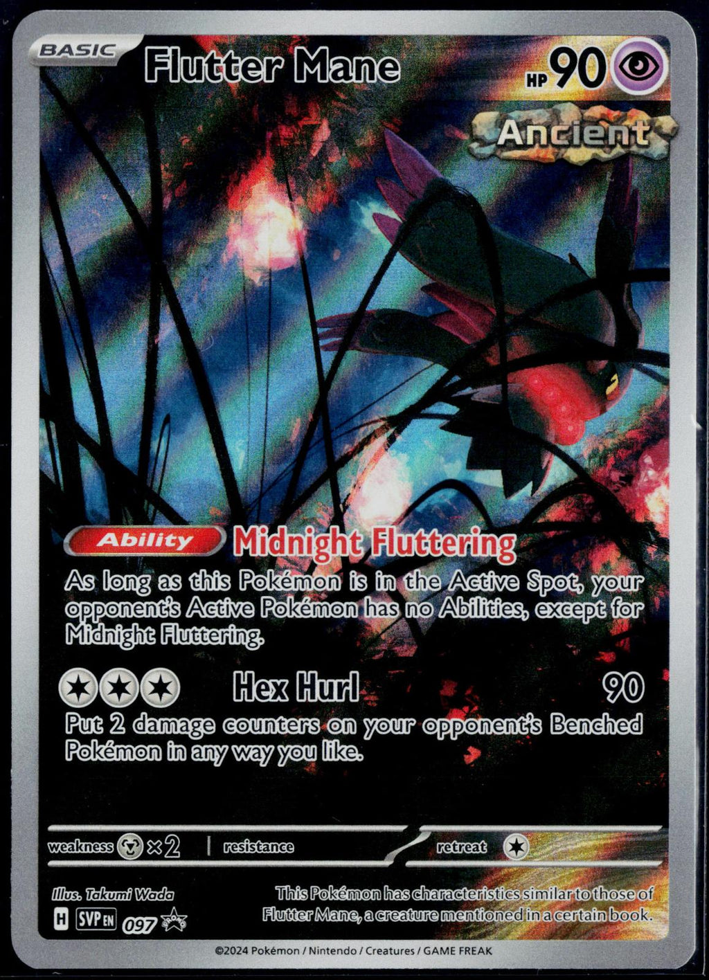 FLUTTER MANE 097 POKEMON SCARLET & VIOLET PROMO HOLO P NM