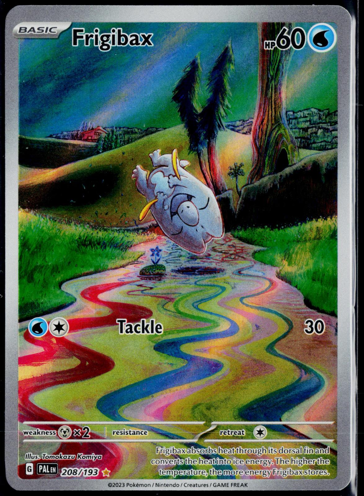 FRIGIBAX 208/193 POKEMON PALDEA EVOLVED ILLUSTRATION RARE NM