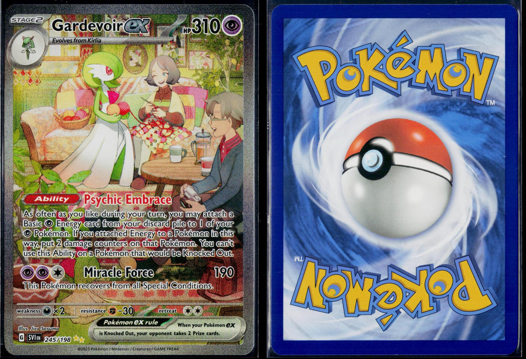 GARDEVOIR EX 245/198 POKEMON SCARLET & VIOLET SPECIAL ILLUSTRATION RARE HOLO NM