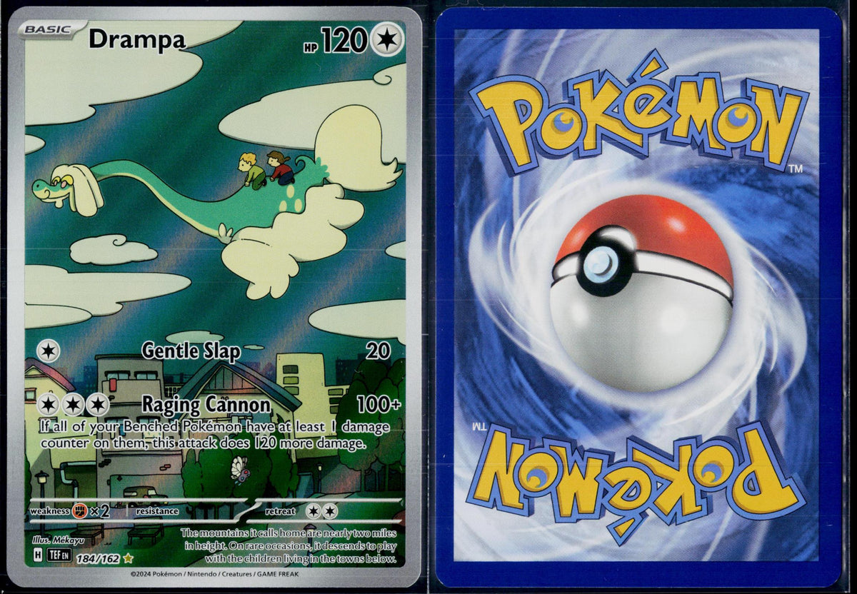 DRAMPA 184/162 POKEMON TEMPORAL FORCES ILLUSTRATION RARE HOLO NM