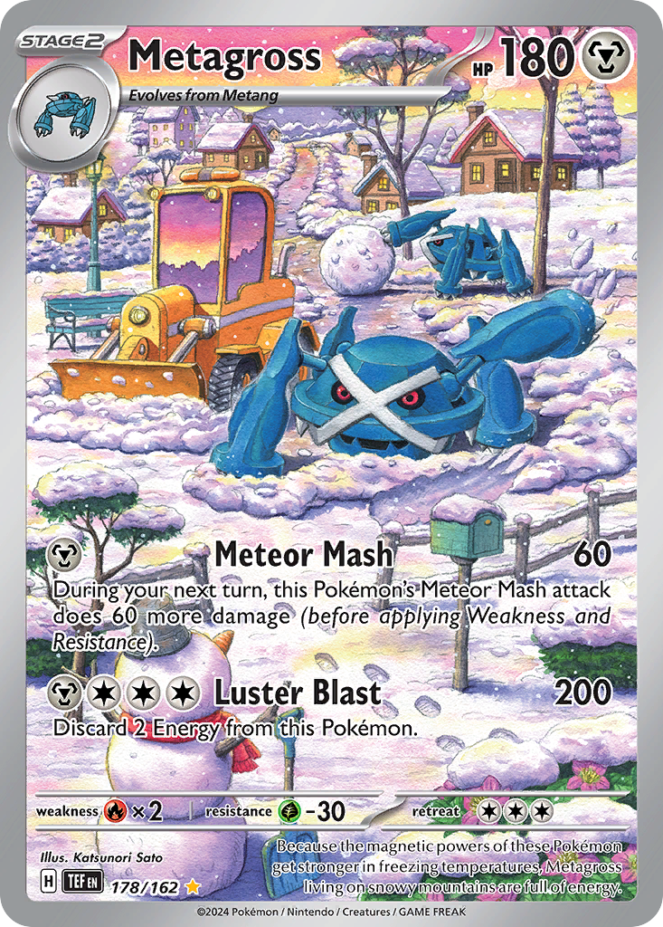 METAGROSS 178/162 🐬 POKEMON TEMPORAL FORCES IR ☀️ HOLO NM/M 🌴