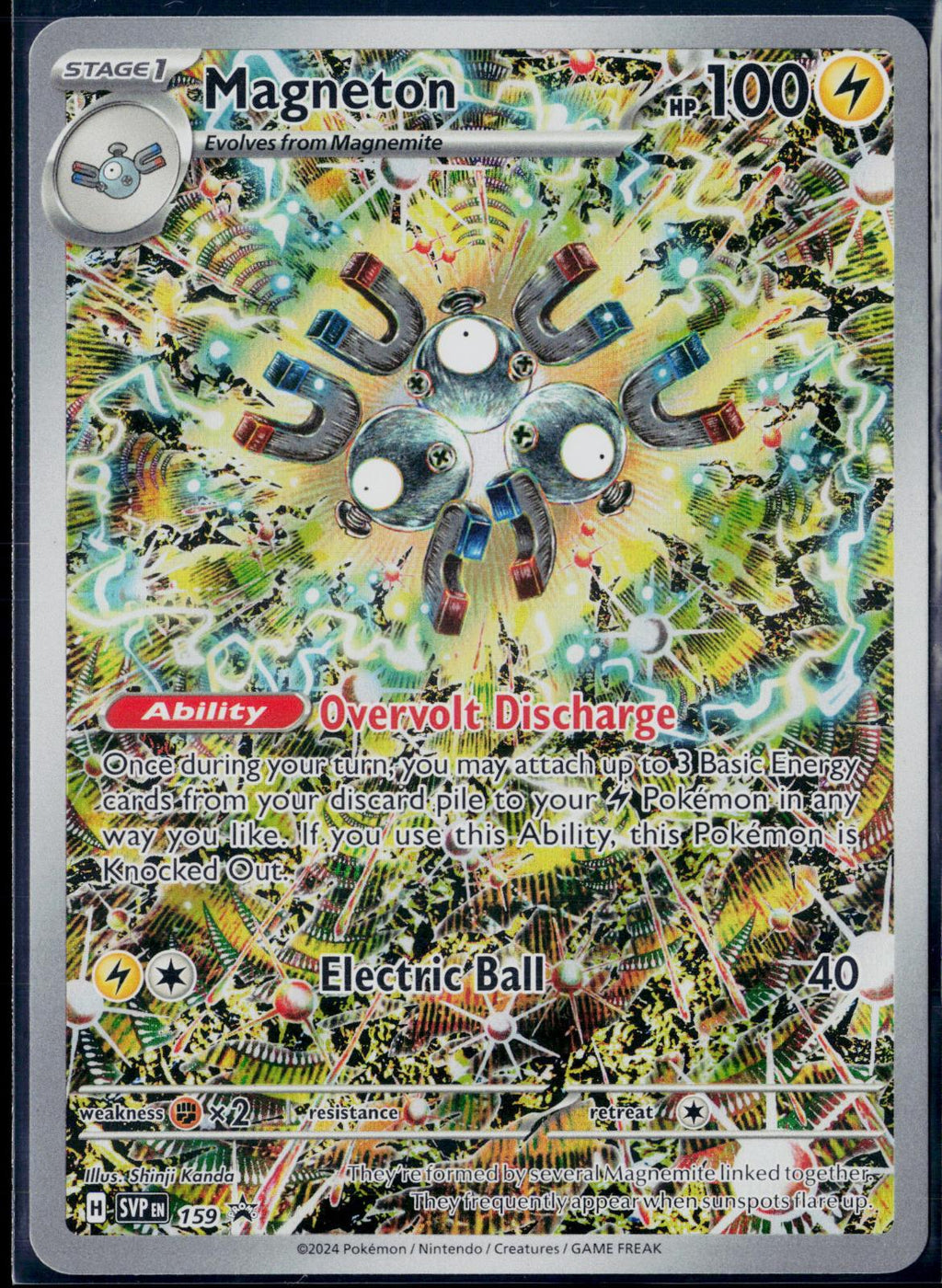MAGNETON 159 POKEMON SCARLET & VIOLET PROMO HOLO P HOLO NM