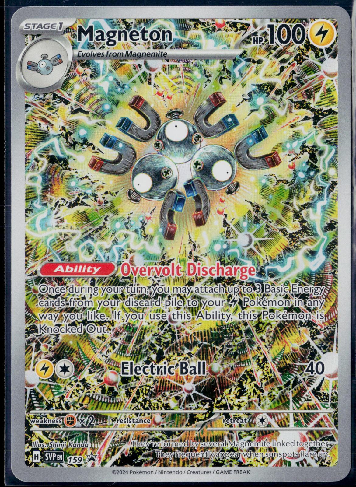MAGNETON 159 POKEMON SCARLET & VIOLET PROMO HOLO P HOLO NM