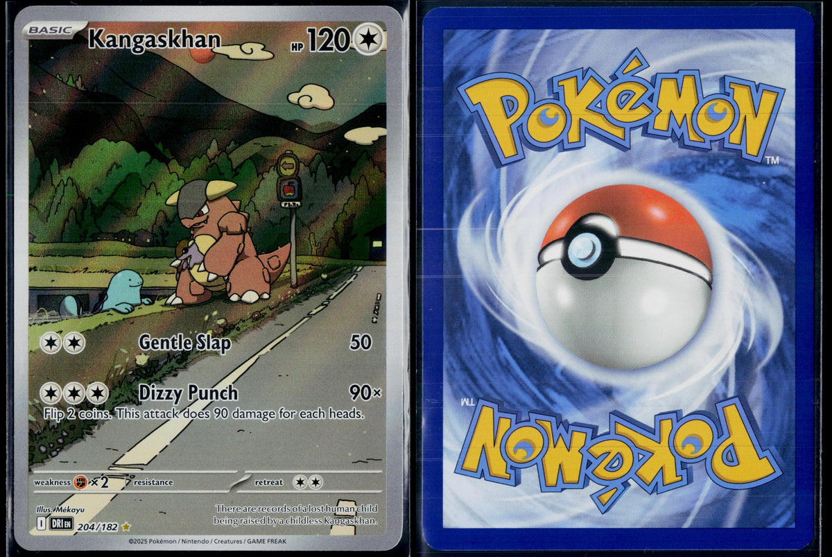 KANGASKHAN 204/182 POKEMON DESTINED RIVALS ILLUSTRATION RARE HOLO NM