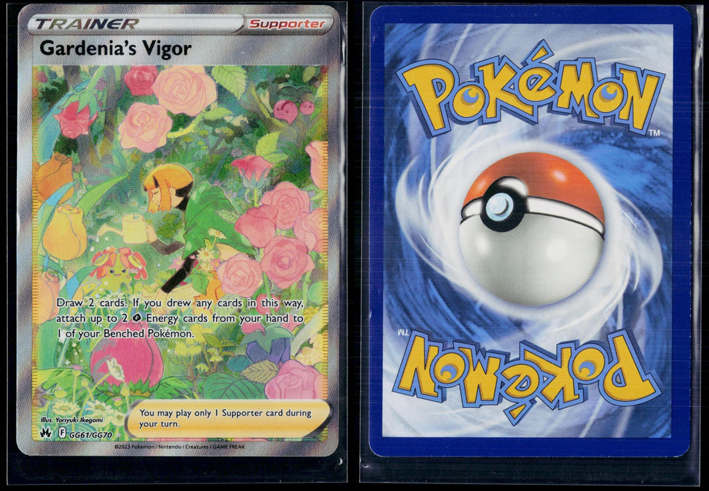 GARDENIA'S VIGOR GG61/GG70 POKEMON CROWN ZENITH GALARIAN GALLERY HOLO NM