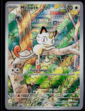 MEOWTH 106/094 POKEMON PHANTASMAL FLAMES ILLUSTRATION RARE NM