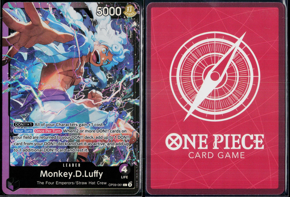 MONKEY.D.LUFFY OP09-061 ONE PIECE ST 26: PURPLE/BLACK MONKEY.D.LUFFY NM