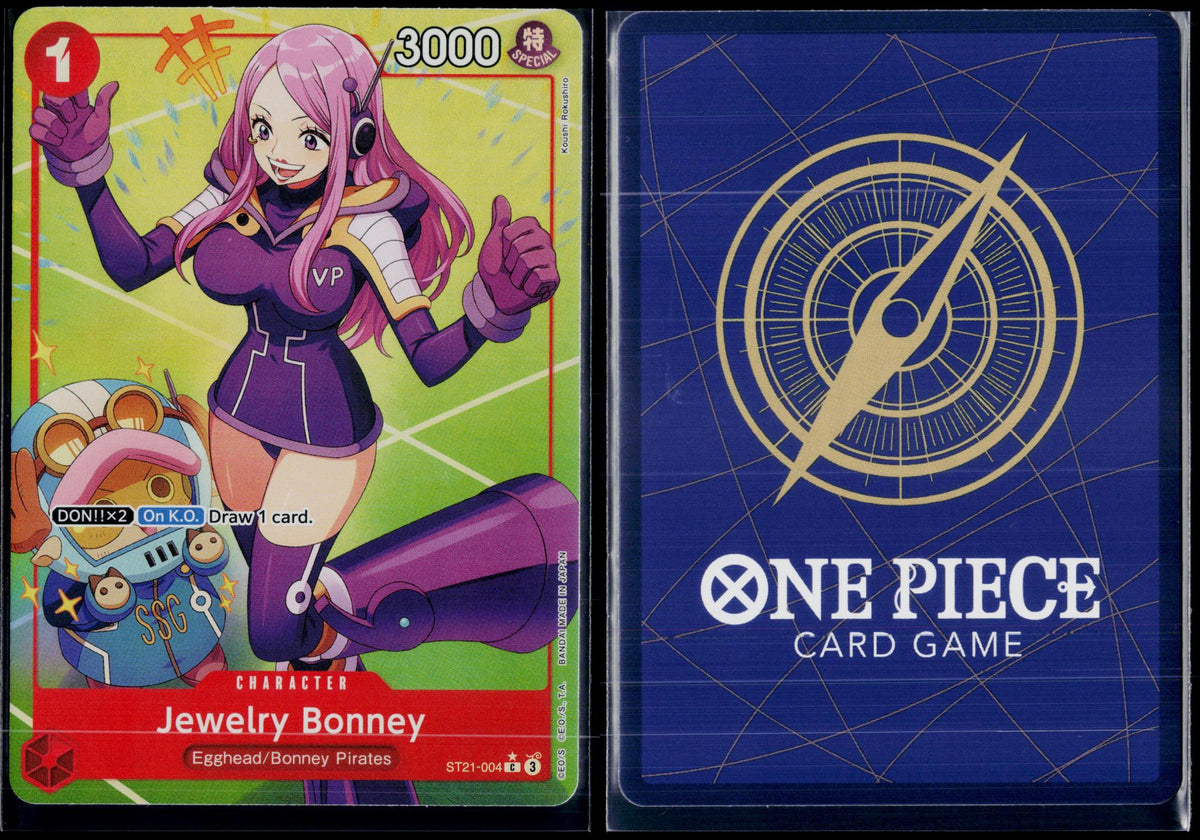 JEWELRY BONNEY (PARALLEL) ST21-004 ONE PIECE STARTER DECK EX: GEAR 5 C FOIL NM