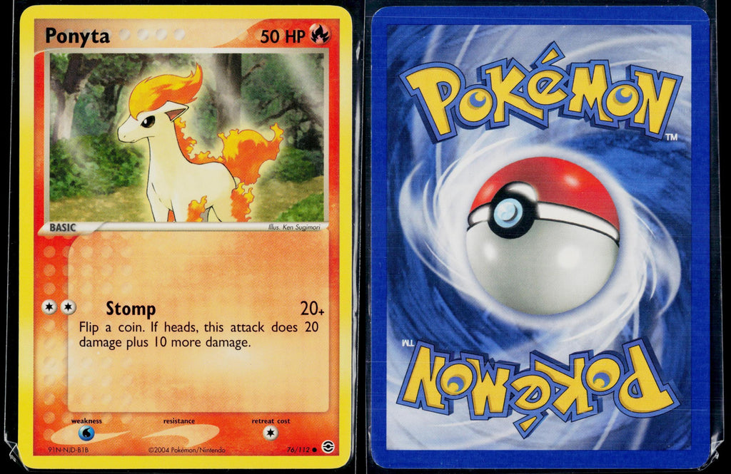 PONYTA 76/112 POKEMON FIRERED & LEAFGREEN C NM