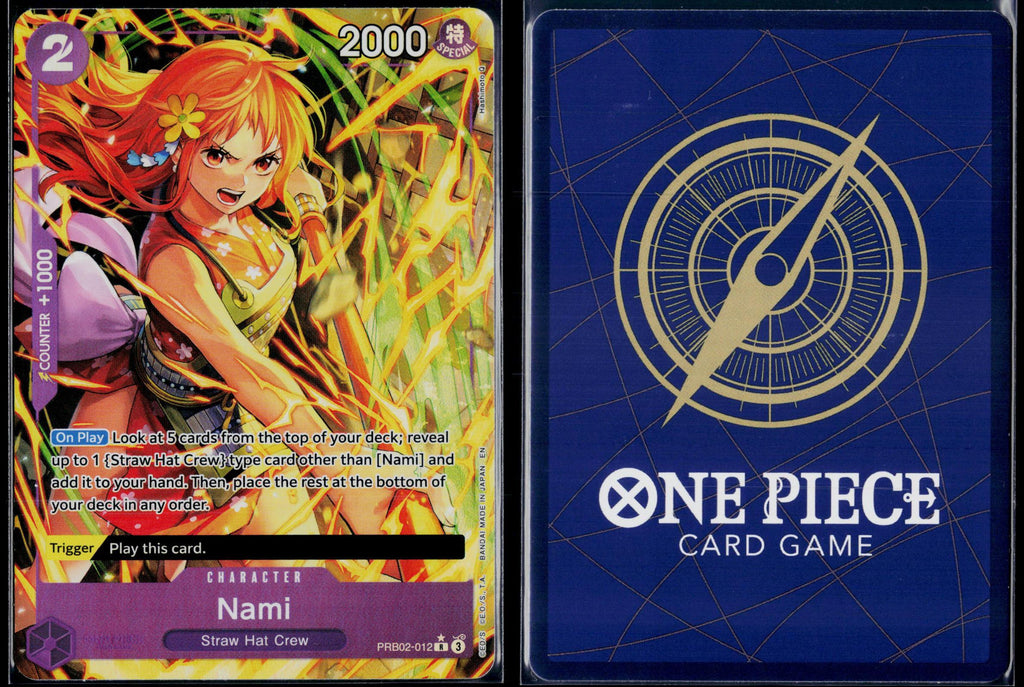 NAMI (ALTERNATE ART) PRB02-012 ONE PIECE PREMIUM BOOSTER -THE BEST- VOL. 2 NM