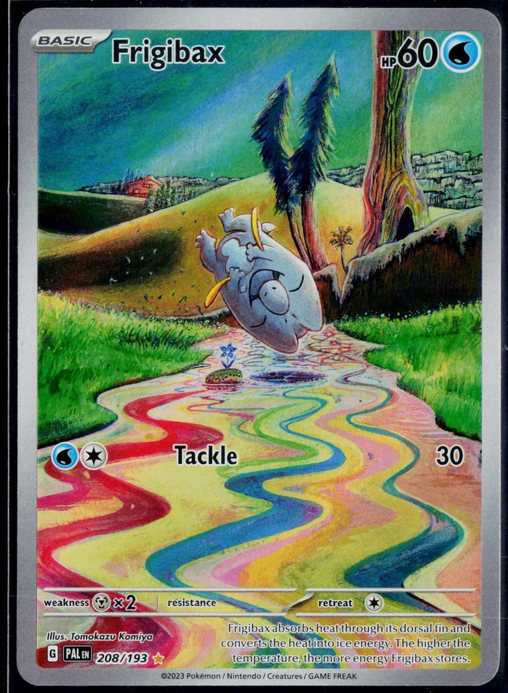 FRIGIBAX 208/193 POKEMON PALDEA EVOLVED ILLUSTRATION RARE NM