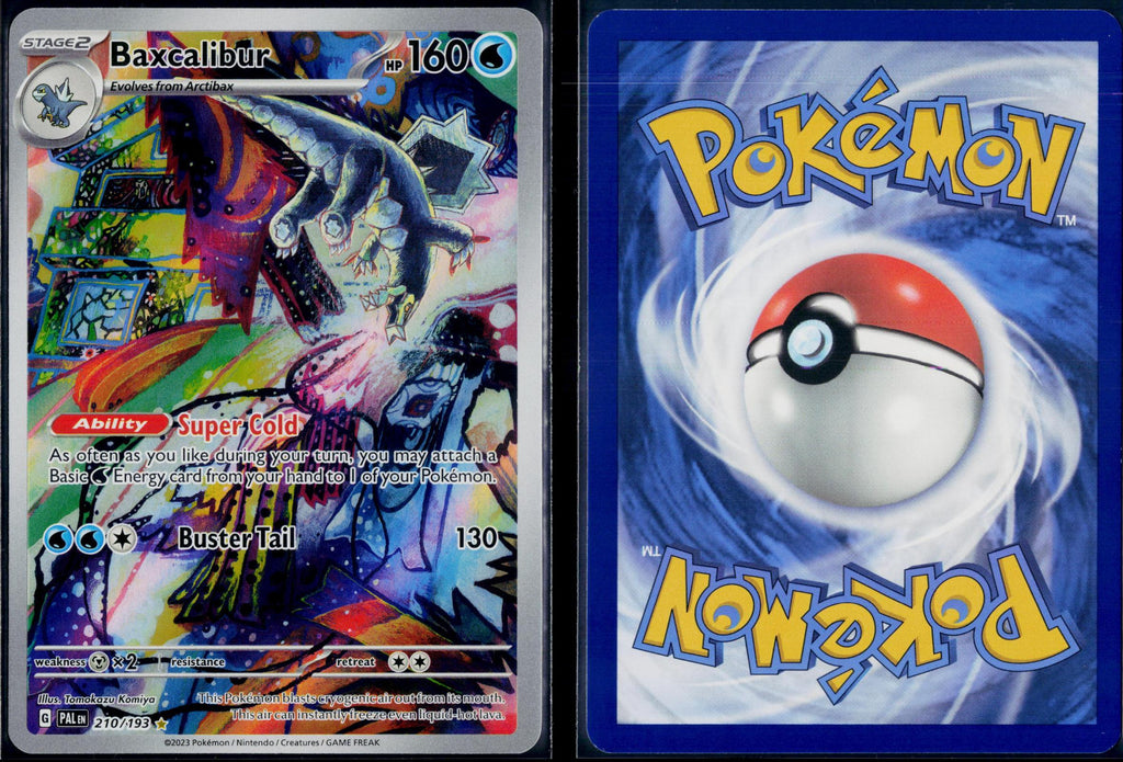 BAXCALIBUR 210/193 🐬 POKEMON PALDEA EVOLVED IR ☀️ HOLO NM/M 🌴