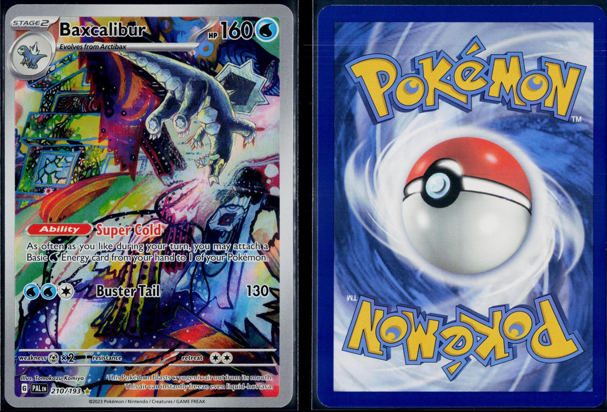BAXCALIBUR 210/193 🐬 POKEMON PALDEA EVOLVED IR ☀️ HOLO NM/M 🌴