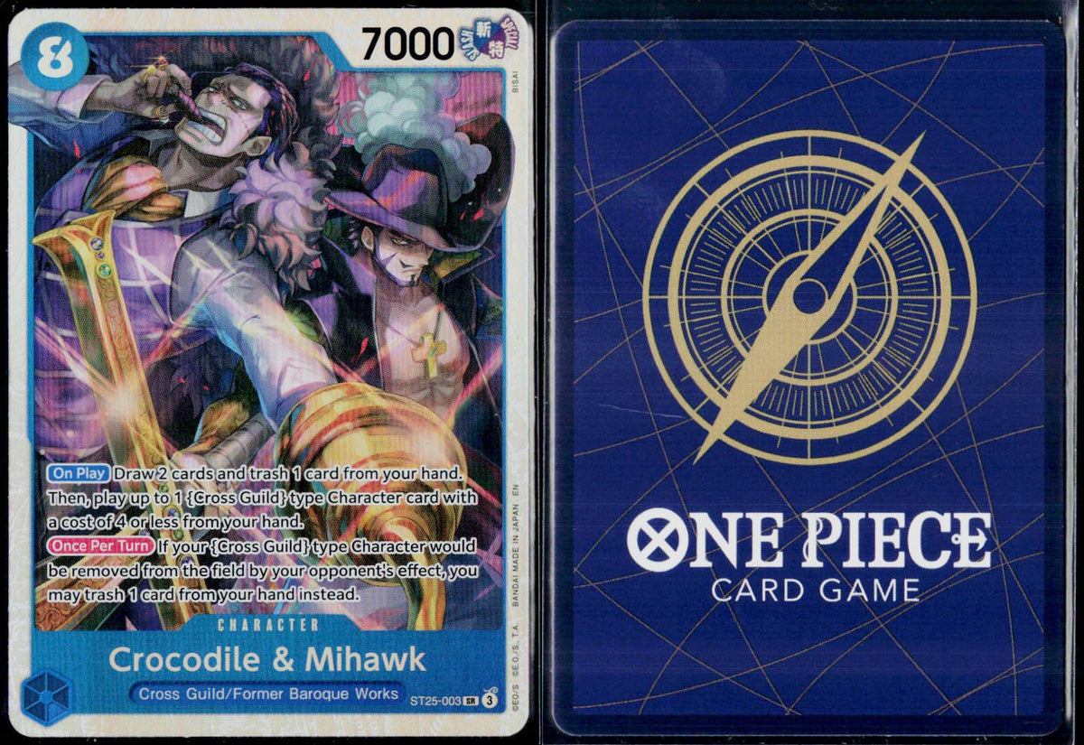 CROCODILE & MIHAWK ST25-003 ONE PIECE STARTER DECK 25: BLUE BUGGY SR NM