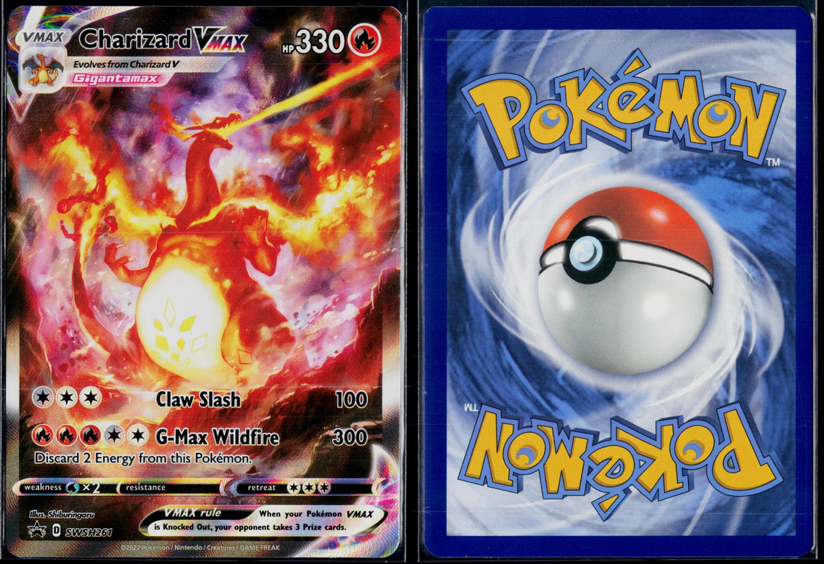 CHARIZARD VMAX SWSH261 POKEMON SWORD & SHIELD PROMO HOLO P NM