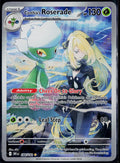 CYNTHIA'S ROSERADE 184/182 POKEMON DESTINED RIVALS ILLUSTRATION RARE HOLO NM