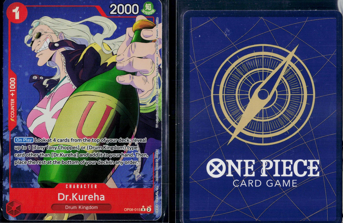 DR.KUREHA (PARALLEL) OP08-015 ONE PIECE TWO LEGENDS R NM