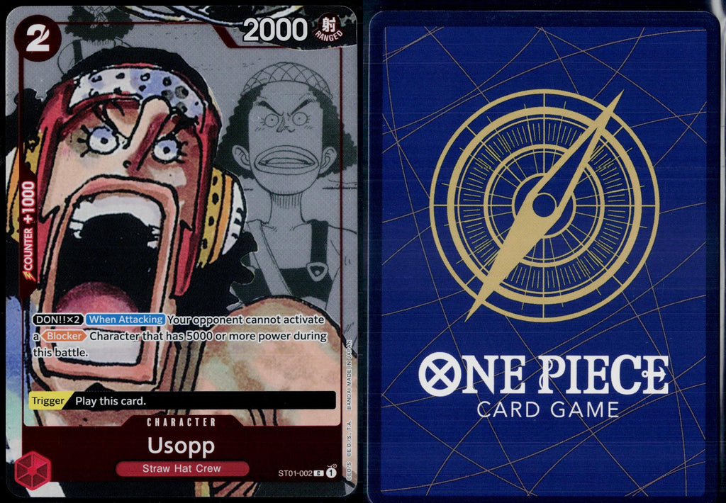 USOPP (ALTERNATE ART) ST01-002 ONE PIECE ONE PIECE PROMOTION CARDS P FOIL NM