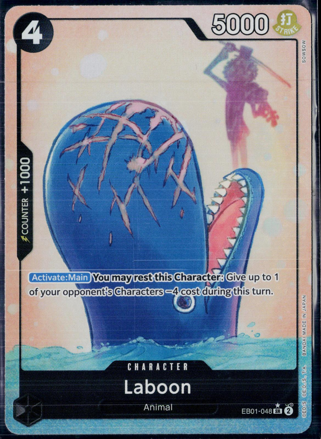 LABOON (ALTERNATE ART) EB01-048 ONE PIECE FOIL NM