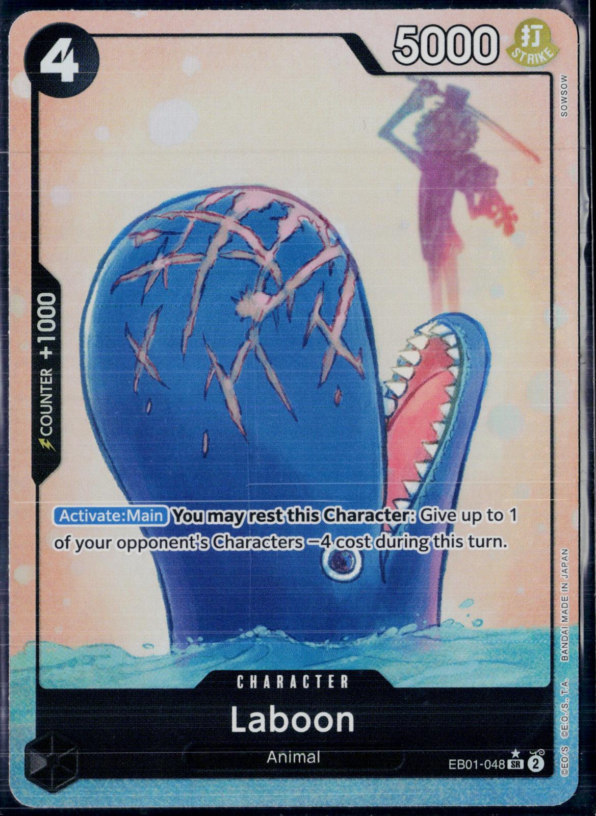 LABOON (ALTERNATE ART) EB01-048 ONE PIECE FOIL NM