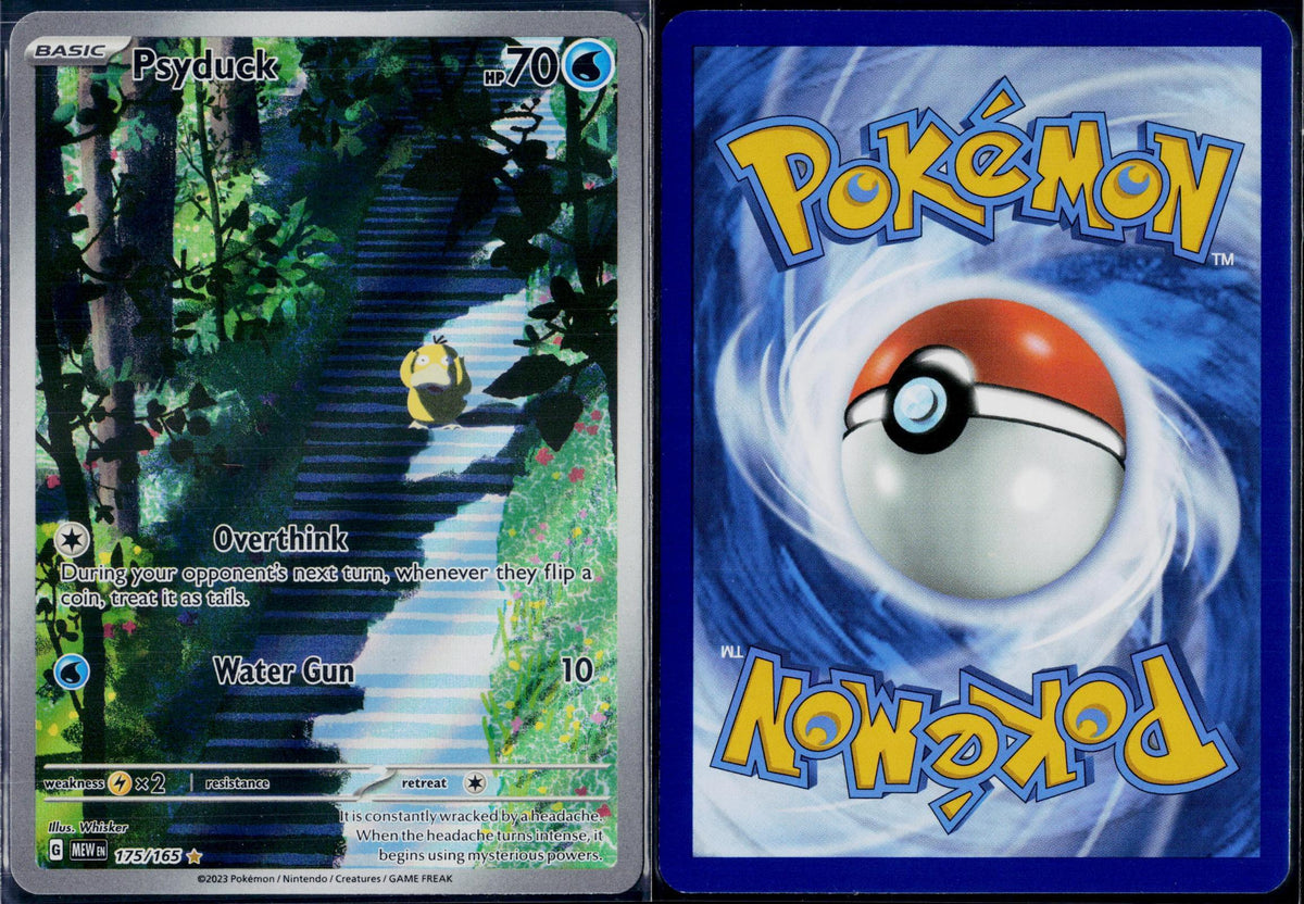 PSYDUCK 175/165 POKEMON 151 ILLUSTRATION RARE HOLO NM