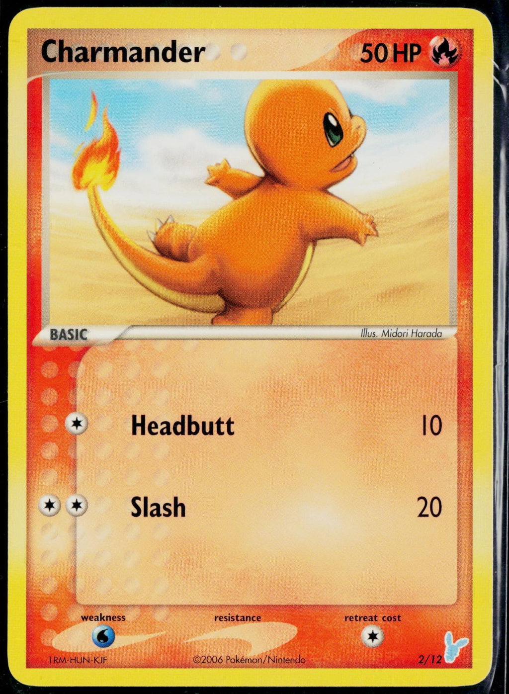 CHARMANDER 2/12 POKEMON EX TRAINER KIT 2 MINUN NM