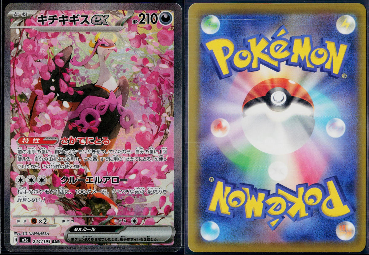 FEZANDIPITI EX 244/193 🐬 POKEMON MEGA DREAM EX SAR ☀️ JAPANESE HOLO NM/M 🌴