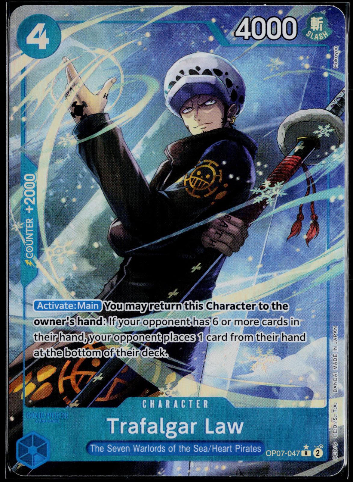 TRAFALGAR LAW (047) (PARALLEL) OP07-047 ONE PIECE FOIL NM