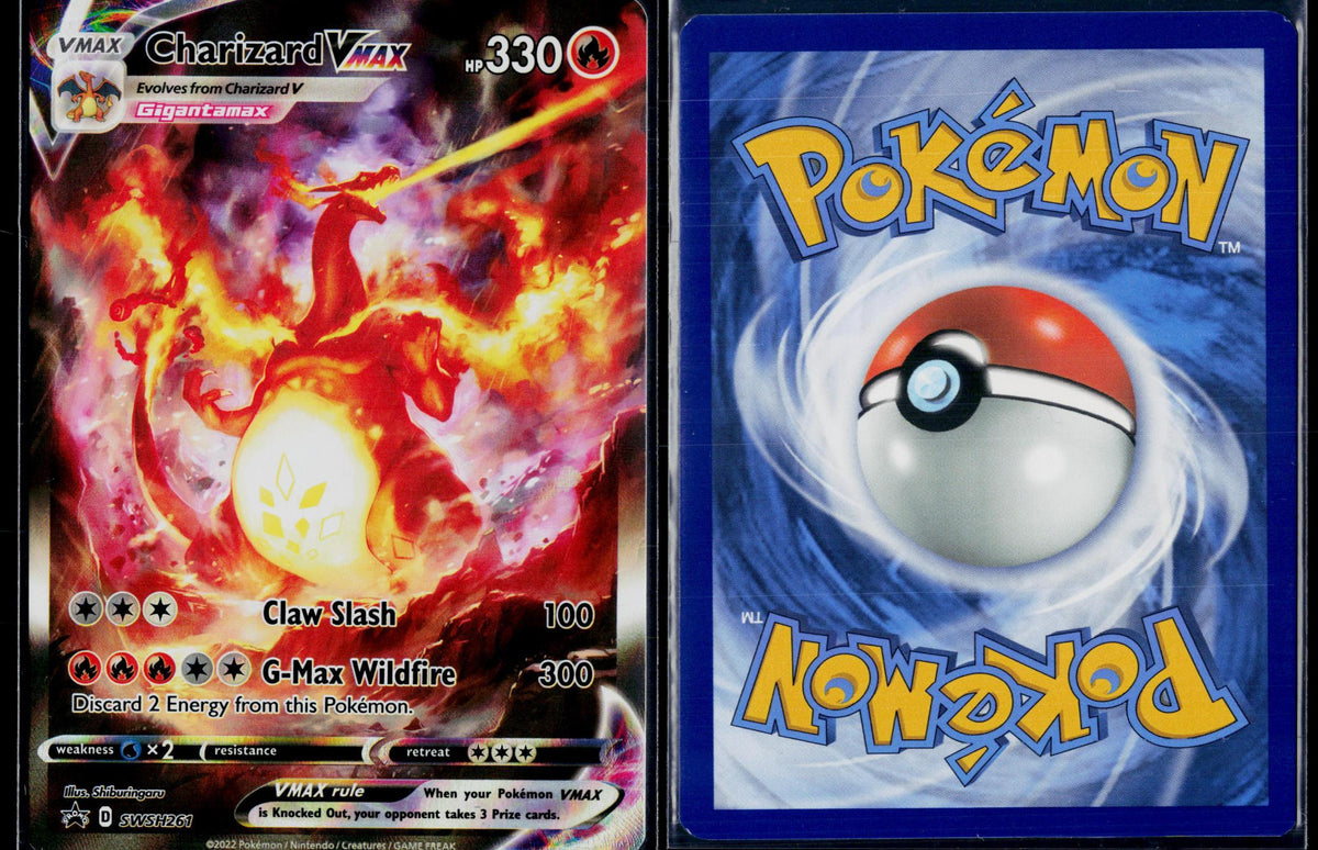 CHARIZARD VMAX SWSH261 POKEMON SWORD & SHIELD PROMO HOLO P NM