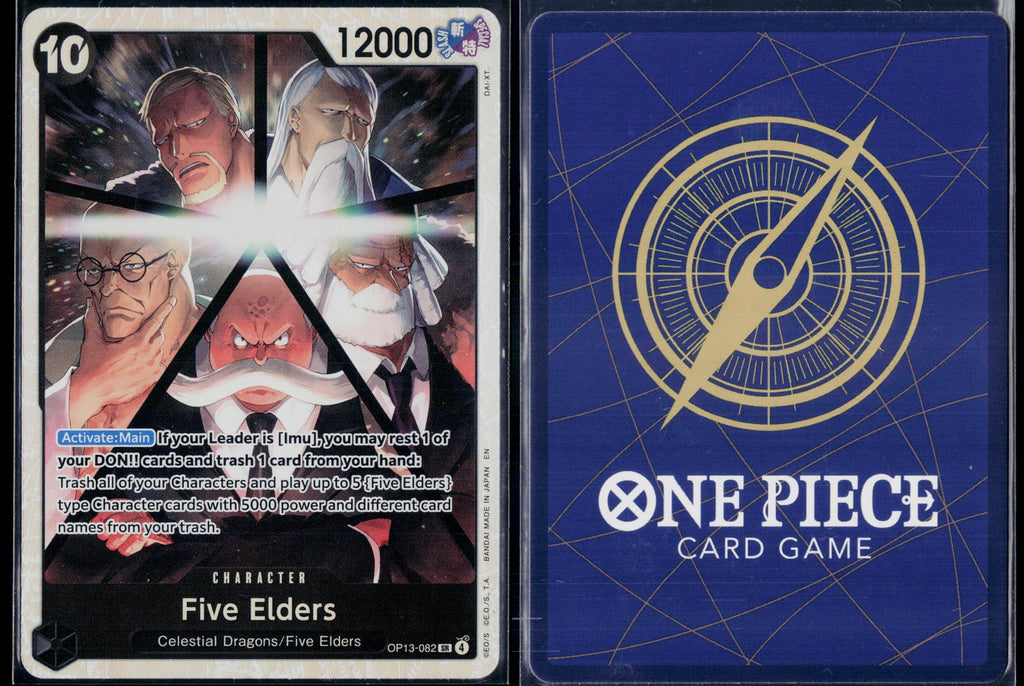 FIVE ELDERS OP13-082 ONE PIECE CARRYING ON HIS WILL SR NM