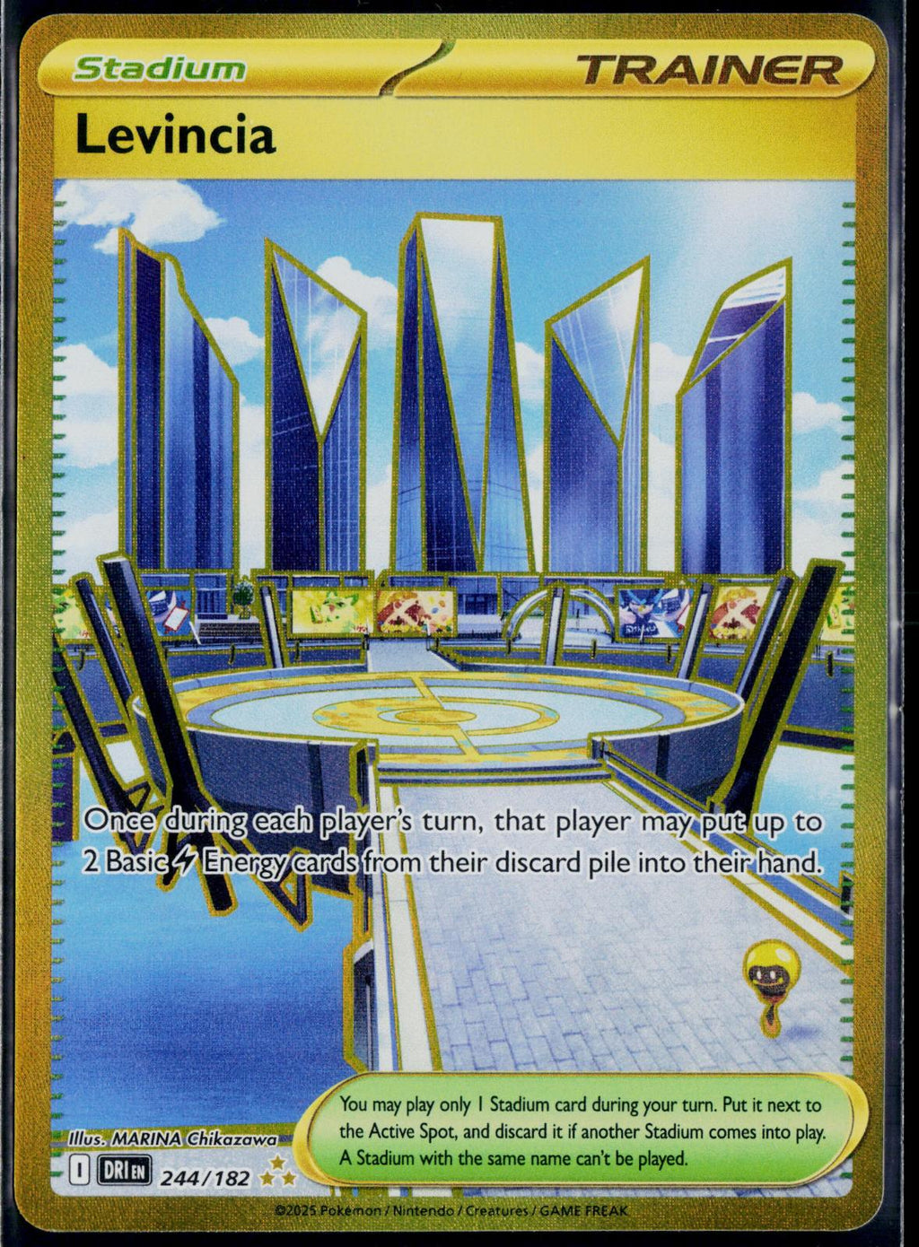 LEVINCIA 244/182 🐬 POKEMON DESTINED RIVALS HR ☀️ HOLO NM/M 🌴