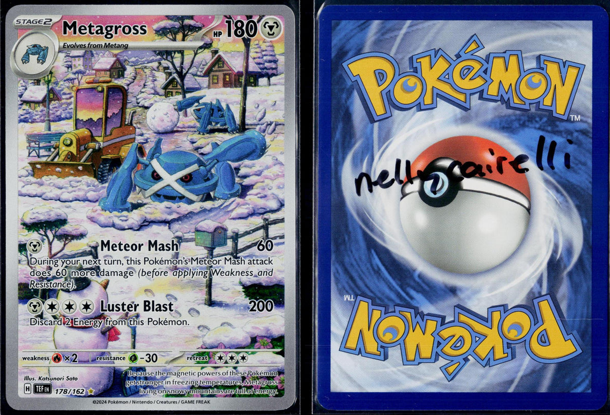 METAGROSS 178/162 POKEMON TEMPORAL FORCES ILLUSTRATION RARE NM