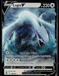 LUGIA V 138/195 🐬 POKEMON SILVER TEMPEST HOLO V RARE ☀️ NM/M 🌴