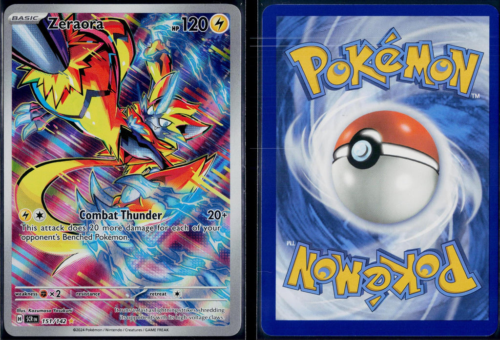 ZERAORA 151/142 🐬 POKEMON STELLAR CROWN IR ☀️ HOLO NM/M 🌴