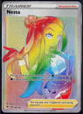 NESSA 196/185 POKEMON VIVID VOLTAGE RAINBOW RARE HOLO NM