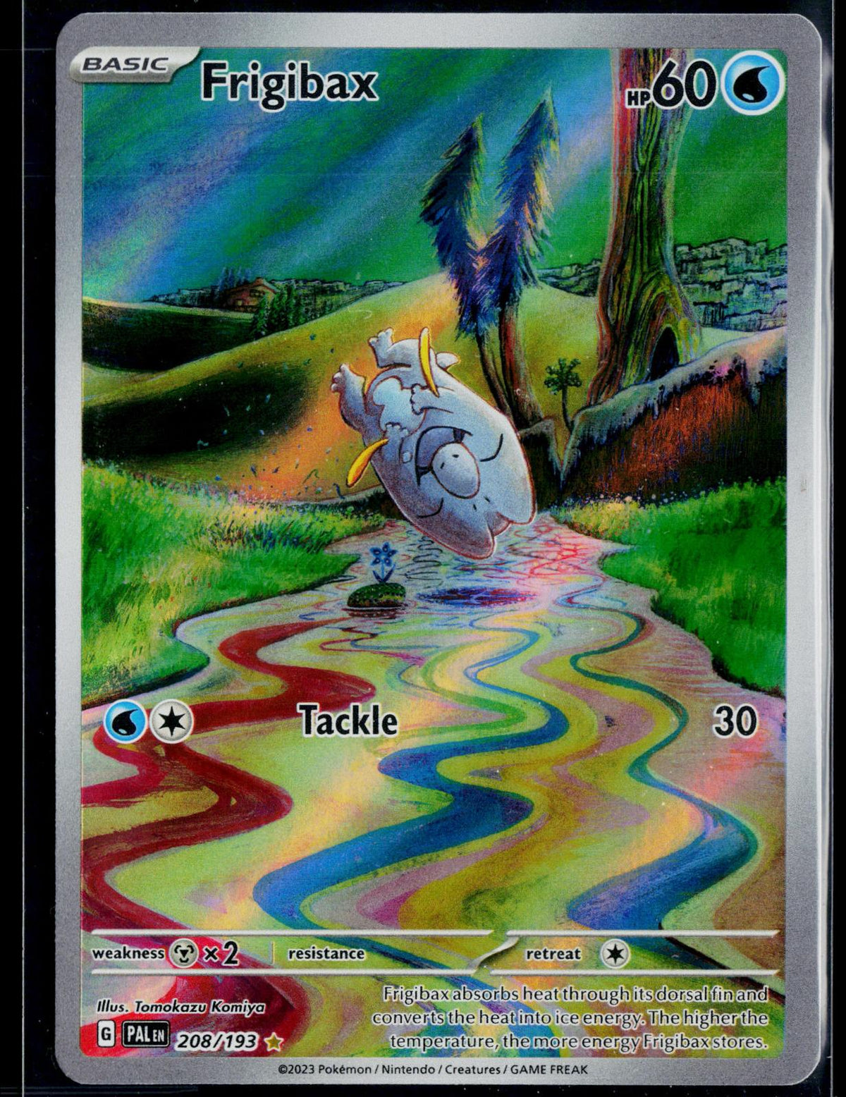 FRIGIBAX 208/193 POKEMON PALDEA EVOLVED ILLUSTRATION RARE NM