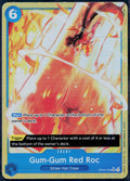 GUM-GUM RED ROC (ALTERNATE ART) OP04-056 ONE PIECE FOIL NM