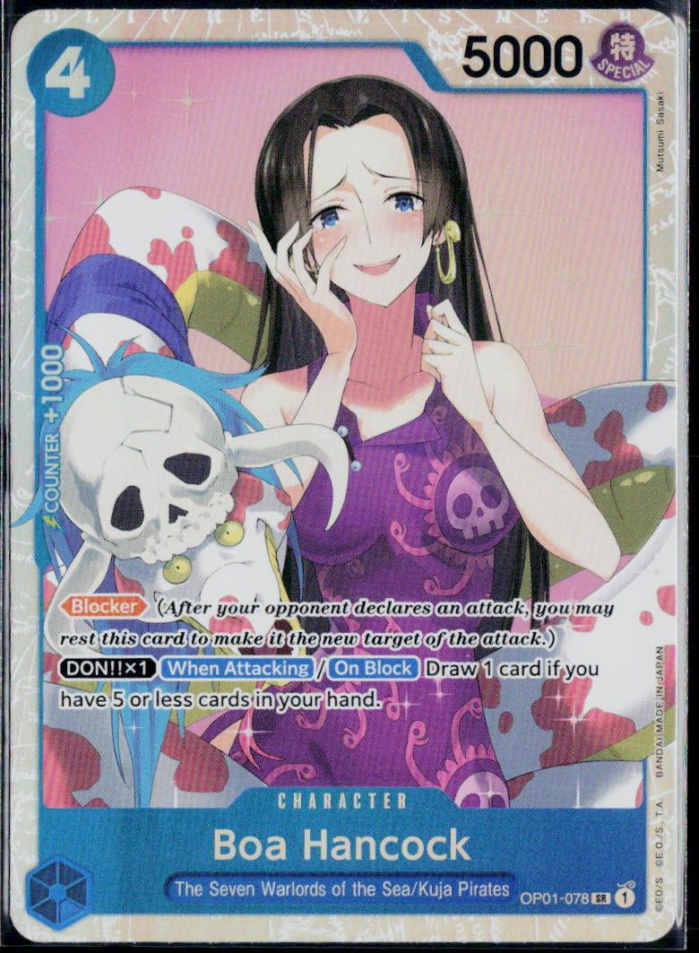 BOA HANCOCK OP01-078 ONE PIECE ROMANCE DAWN SR NM