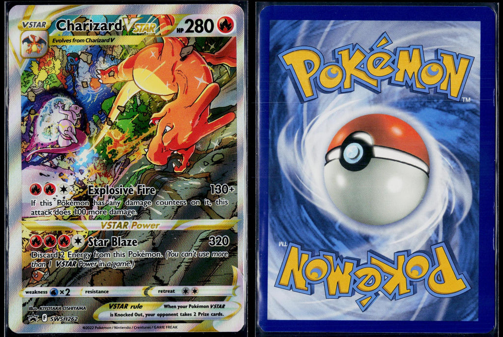 CHARIZARD VSTAR SWSH262 POKEMON SWORD & SHIELD PROMO HOLO P NM
