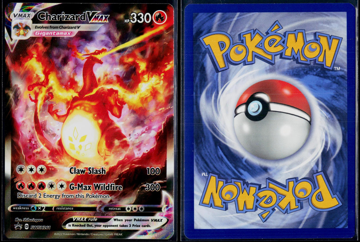 CHARIZARD VMAX SWSH261 POKEMON SWORD & SHIELD PROMO HOLO P NM